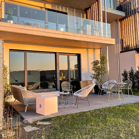 Design Und Panorama Im Atriumhaus Apartment *